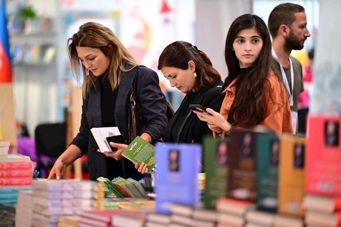 XI Bakı Beynəlxalq Kitab Sərgisinin açılış mərasimi keçirilib — FOTOLAR