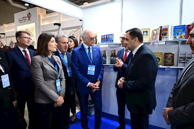 XI Bakı Beynəlxalq Kitab Sərgisinin açılış mərasimi keçirilib — FOTOLAR