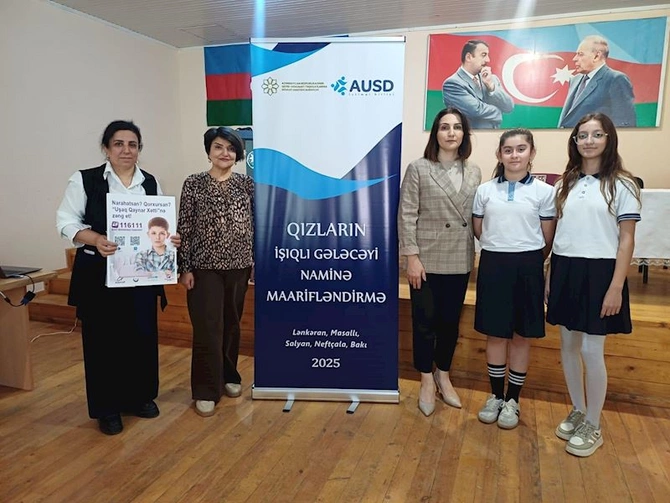 “Qızların işıqlı gələcəyi naminə maarifləndirmə” layihəsi çərçivəsində Masallıda tədbir keçirildi — FOTOLAR “Qızların işıqlı gələcəyi naminə maarifləndirmə” layihəsi çərçivəsində Masallıda tədbir keçirildi — FOTOLAR