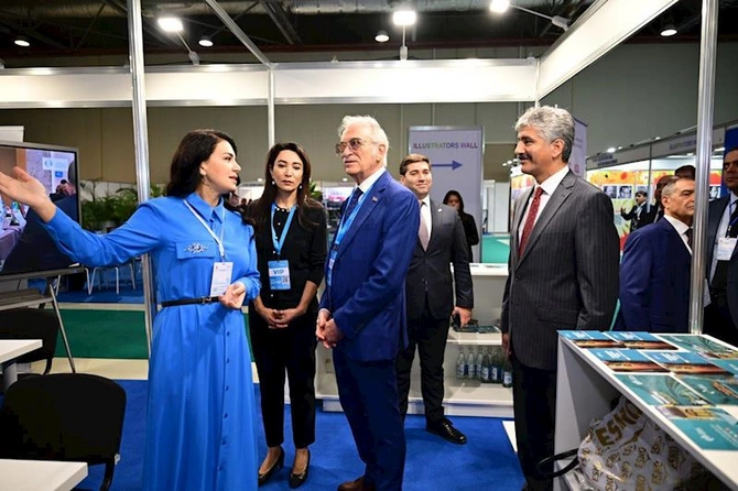 XI Bakı Beynəlxalq Kitab Sərgisinin açılış mərasimi keçirilib — FOTOLAR