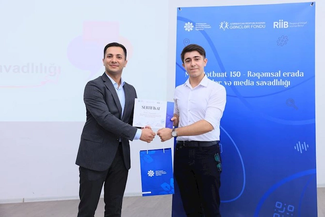 Sabirabad və Ağcabədidə Milli Mətbuat 150 illi ilə bağlı gənclərlə görüş keçirildi — FOTOLAR