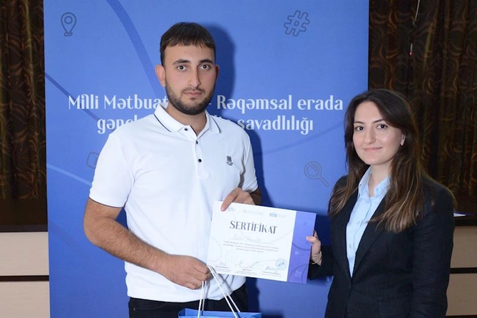 Sabirabad və Ağcabədidə Milli Mətbuat 150 illi ilə bağlı gənclərlə görüş keçirildi — FOTOLAR