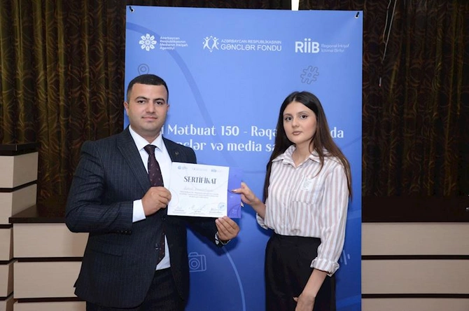 Sabirabad və Ağcabədidə Milli Mətbuat 150 illi ilə bağlı gənclərlə görüş keçirildi — FOTOLAR