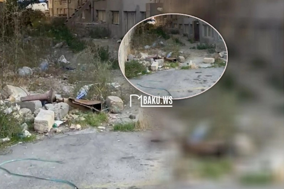 Yeni Yasamalda yolkənarı ZİBİLXANAYA çevrilib — VİDEO