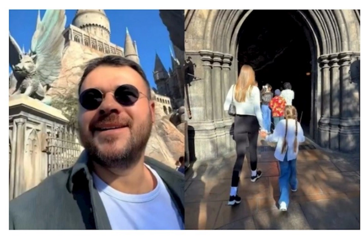 Emin Ağalarov ailəsi ilə Hollivudun Universal studiosında — VİDEO