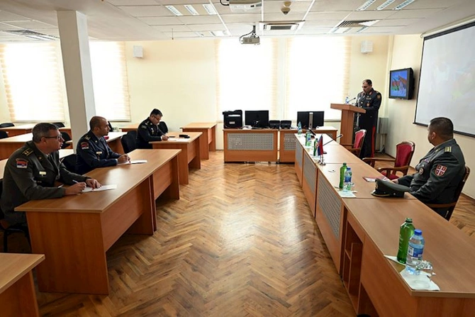 Serbiyanın Müdafiə Nazirliyinin nümayəndə heyəti Azərbaycanda səfərdədir — FOTOLAR