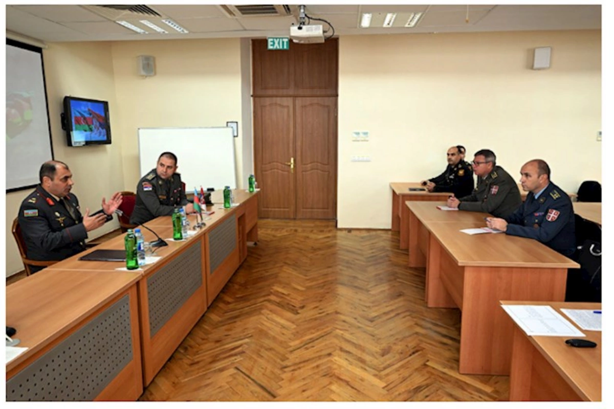 Serbiyanın Müdafiə Nazirliyinin nümayəndə heyəti Azərbaycanda səfərdədir — FOTOLAR