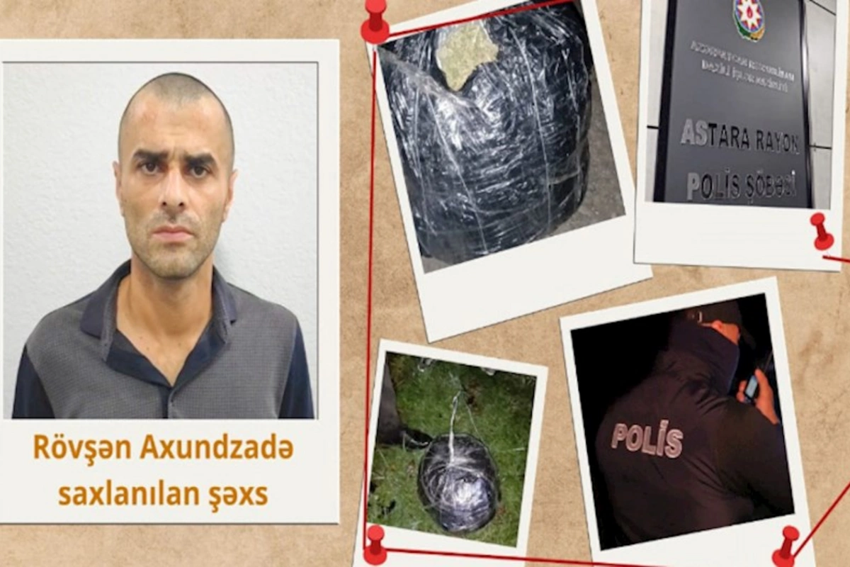 İrandan Azərbaycana PUA vasitəsilə narkotik keçirən narkotacir həbs olunub