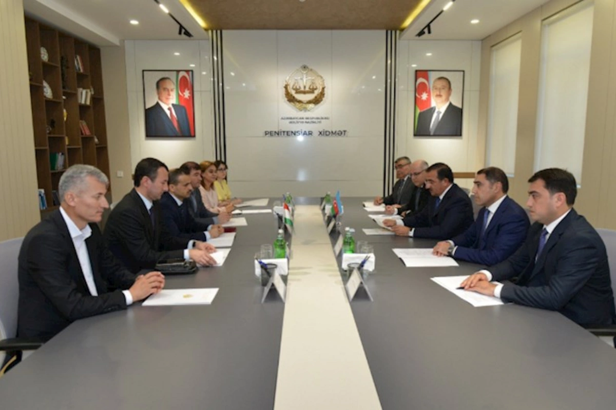 Azərbaycan və Tacikistan ədliyyə orqanları arasında əməkdaşlıq müzakirə olunub — FOTOLAR
