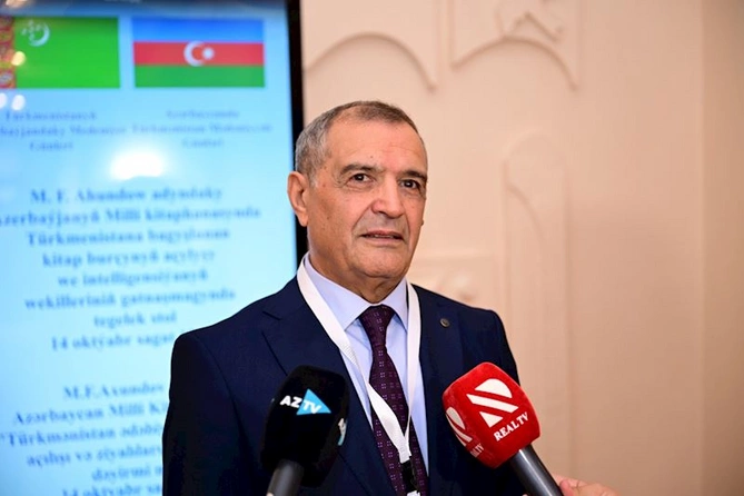 Azərbaycan Milli Kitabxanasında “Türkmənistan ədəbiyyatı guşəsi”nin açılışı olub — FOTOLAR Azərbaycan Milli Kitabxanasında “Türkmənistan ədəbiyyatı guşəsi”nin açılışı olub — FOTOLAR