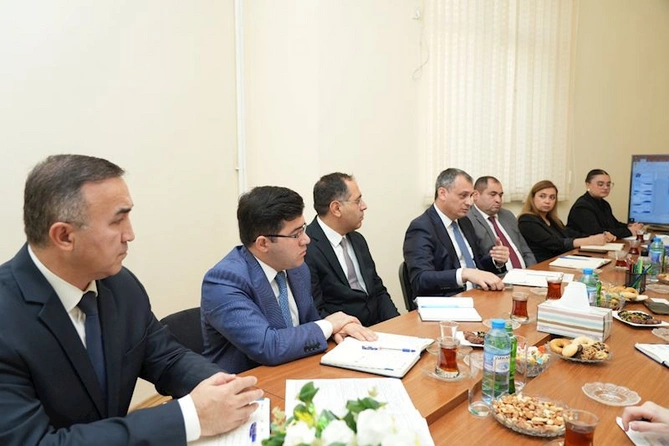 Azərbaycan və Tacikistan ədliyyə orqanları arasında əməkdaşlıq müzakirə olunub — FOTOLAR