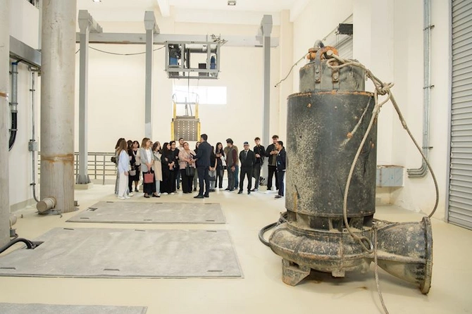 Tələbələr Pirşağı Tullantı Sutəmizləyici Qurğular Kompleksində — FOTOLAR Tələbələr Pirşağı Tullantı Sutəmizləyici Qurğular Kompleksində — FOTOLAR