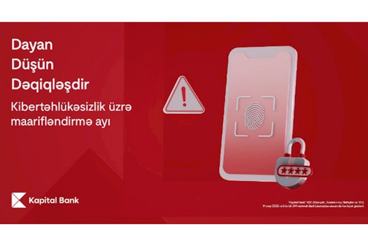 Kibertəhlükəsizlik üzrə maarifləndirmə ayında - Dayan, Düşün, Dəqiqləşdir!