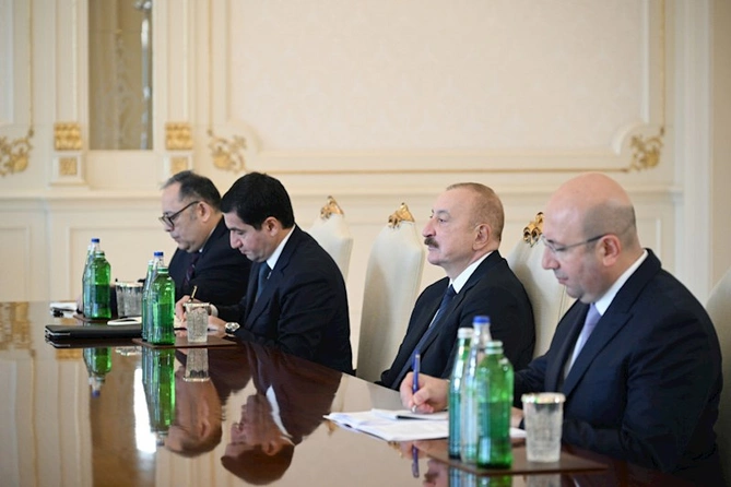 Prezident İlham Əliyev BMT-nin Məskunlaşma Proqramının icraçı direktorunu qəbul edib — FOTOLAR Prezident İlham Əliyev BMT-nin Məskunlaşma Proqramının icraçı direktorunu qəbul edib — FOTOLAR