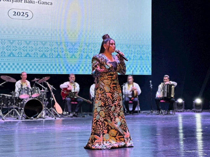 Türkmənistan Mədəniyyəti Günləri Gəncədə konsert proqramı ilə başa çatıb — FOTOLAR