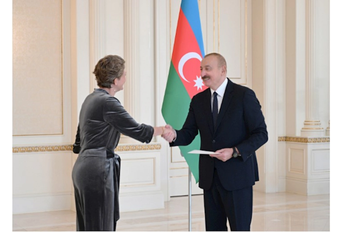 Prezident yeni səfirin etimadnaməsini qəbul edib — FOTOLAR