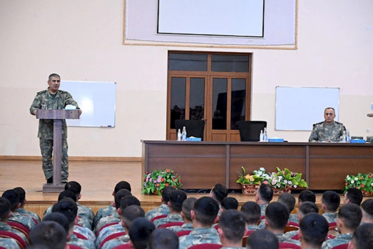 Zakir Həsənov Komando hərbi hissəsində olub, tapşırıqlar verib — FOTOLAR