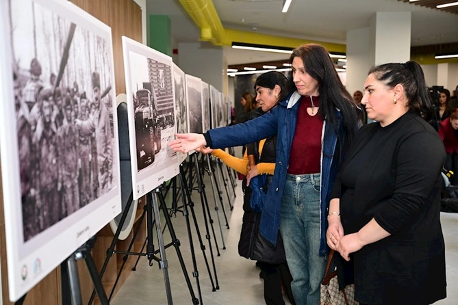 Şəhər Günü münasibətilə Füzulidə “Zəfərin ruhu” adlı fotosərgi açıldı — FOTOLAR