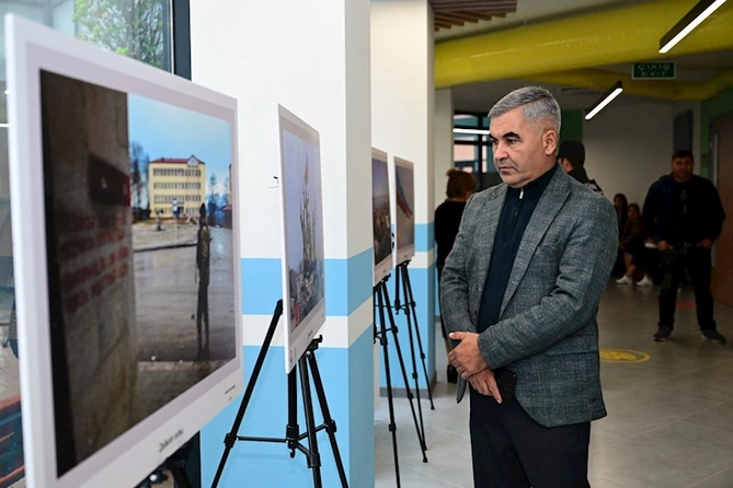Şəhər Günü münasibətilə Füzulidə “Zəfərin ruhu” adlı fotosərgi açıldı — FOTOLAR