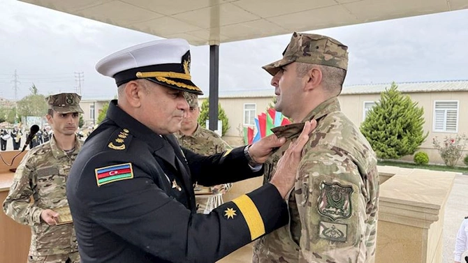 Hərbi Dəniz Qüvvələrində buraxılış mərasimi keçirildi — FOTOLAR
