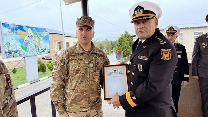 Hərbi Dəniz Qüvvələrində buraxılış mərasimi keçirildi — FOTOLAR