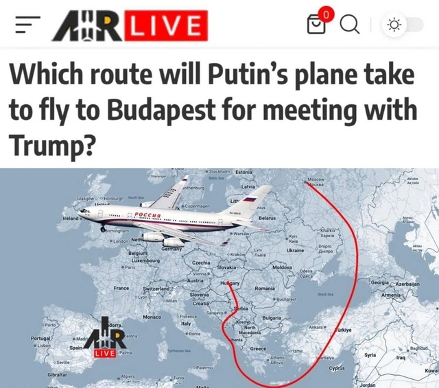 Putinin təyyarəsini Rusiya və Türkiyə qırıcıları müşayiət edəcəklər — FOTO