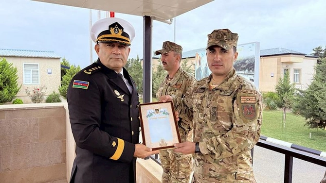 Hərbi Dəniz Qüvvələrində buraxılış mərasimi keçirildi — FOTOLAR