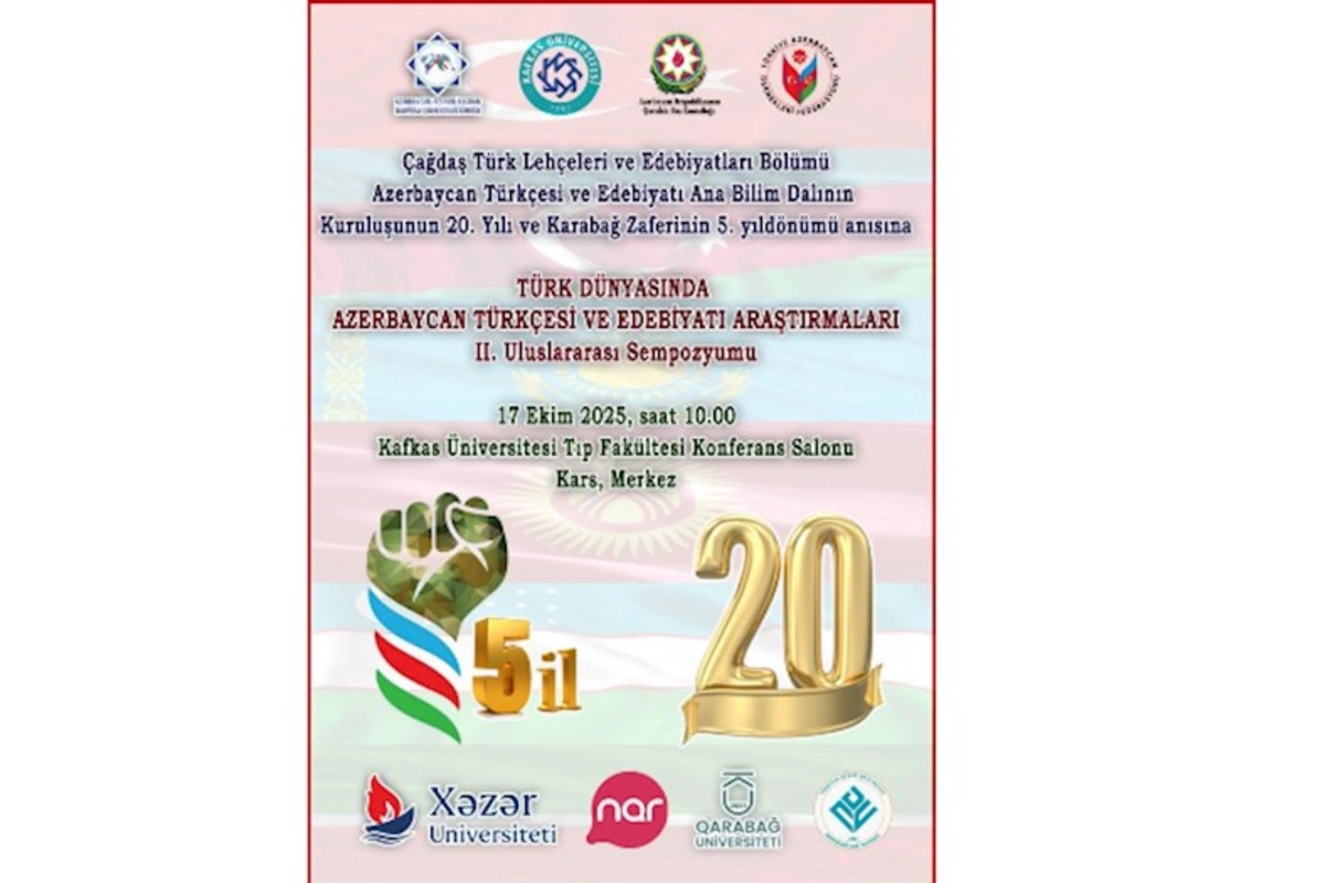 Qarsda turk dunyasinin elmi birliyini guclendiren beynelxalq simpozium kecirildi — FOTOLAR