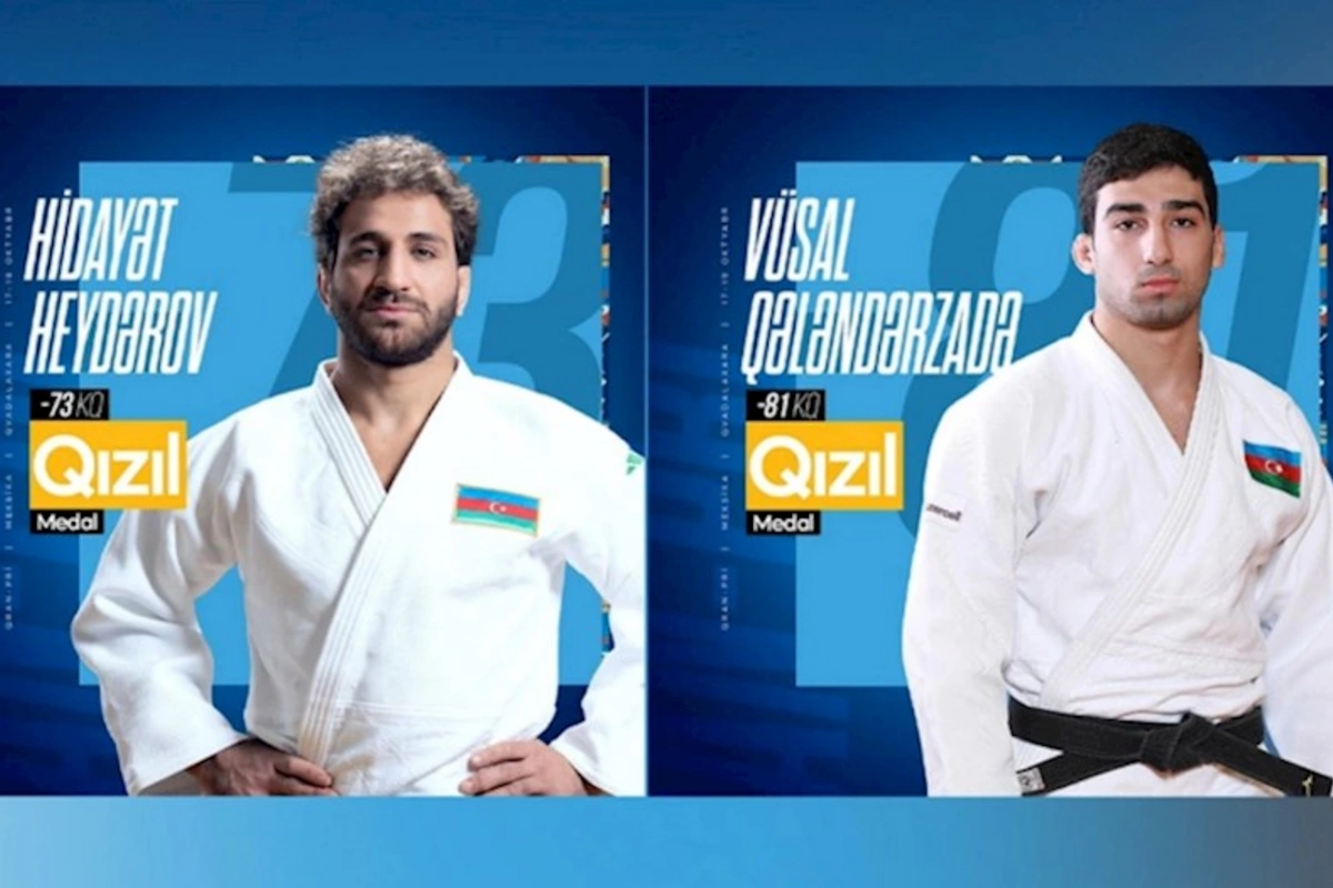 Hidayət Heydərov və Vüsal Qələndərzadə Qvadalaxarada qızıl medal qazanıblar