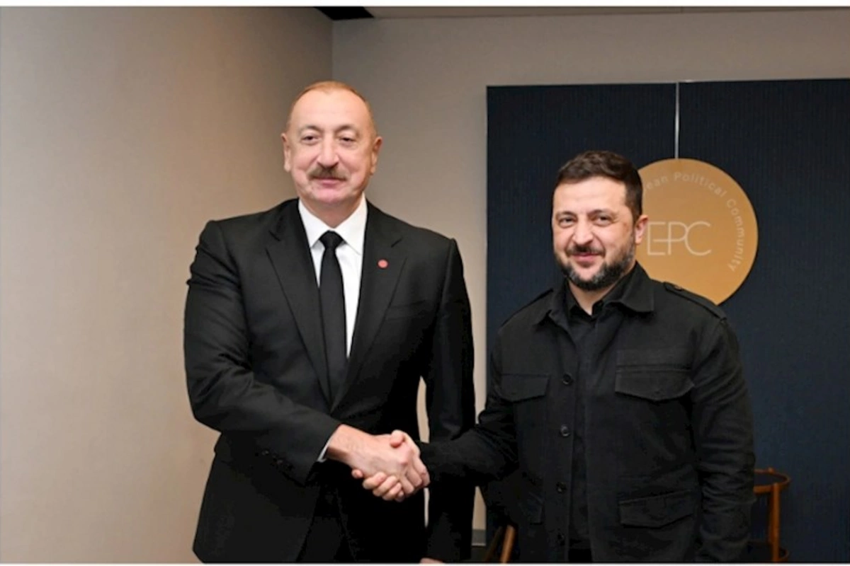 Volodimir Zelenski İlham Əliyevə Azərbaycanın humanitar yardımına görə təşəkkür edib
