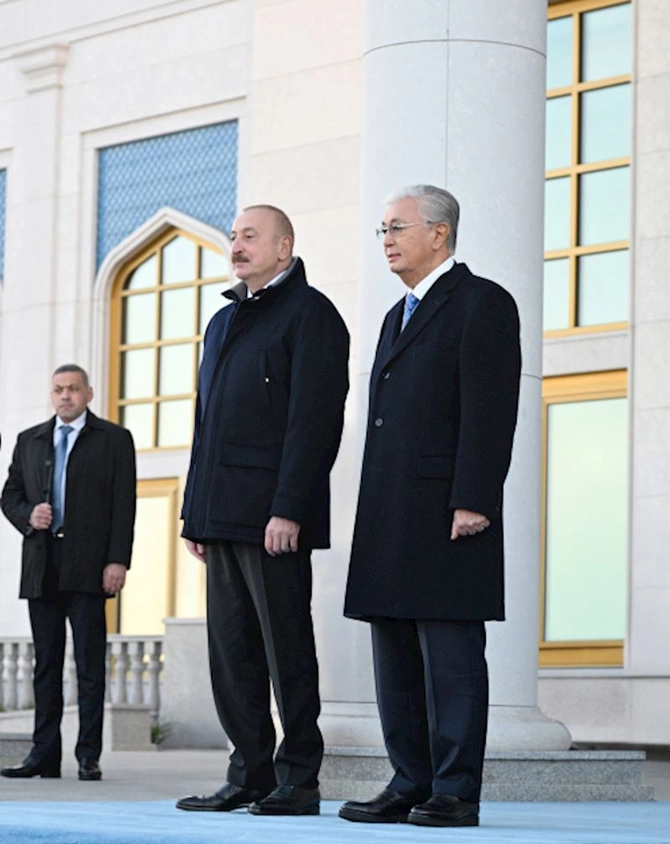 İlham Əliyevin Qazaxıstana səfəri başladı — FOTOLAR İlham Əliyevin Qazaxıstana səfəri başladı — FOTOLAR
