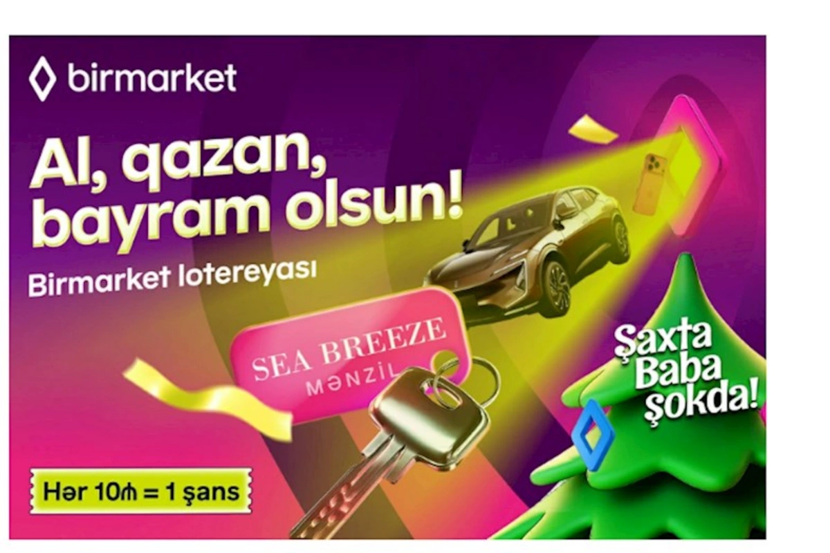 Şaxta Baba şokdadır: Birmarket lotereyası başlayır!