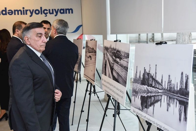 Dəmiryol Muzeyində “Qara qızılın saldığı dəmir yollar” sərgisi — FOTOLAR