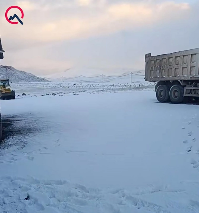 Laçına qar yağır — FOTOLAR