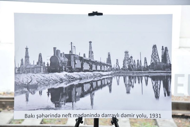 Dəmiryol Muzeyində “Qara qızılın saldığı dəmir yollar” sərgisi — FOTOLAR