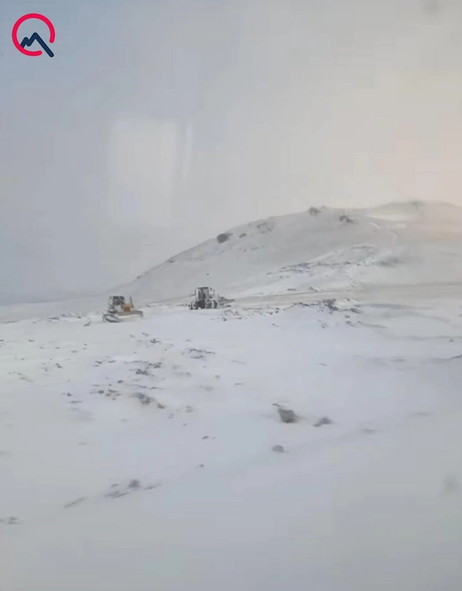 Laçına qar yağır — FOTOLAR