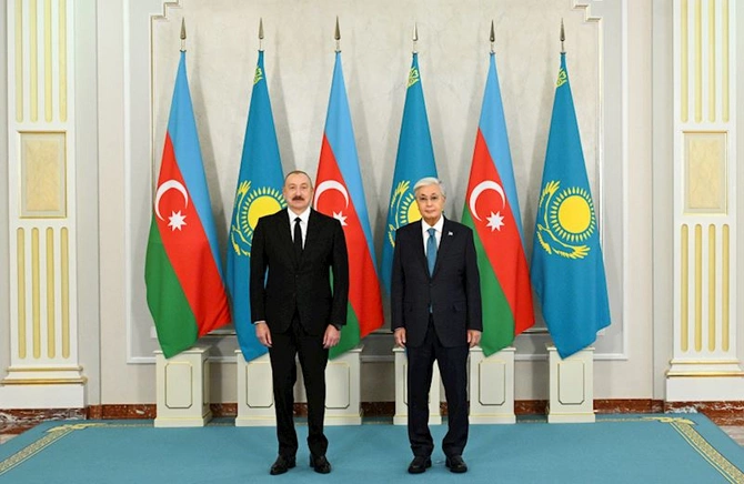 Azərbaycan Prezidentinin Astanada rəsmi qarşılanma mərasimi keçirilib — FOTOLAR (YENİLƏNİB) Azərbaycan Prezidentinin Astanada rəsmi qarşılanma mərasimi keçirilib — FOTOLAR (YENİLƏNİB)