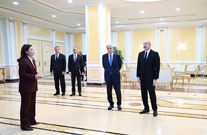 Astanada “Orta dəhlizin inkişafı” birgə layihəsi təqdim edilib — FOTOLAR Astanada “Orta dəhlizin inkişafı” birgə layihəsi təqdim edilib — FOTOLAR