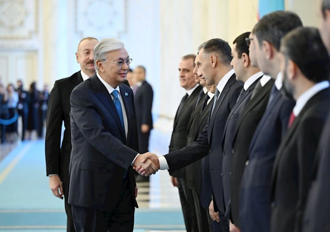 Azərbaycan Prezidentinin Astanada rəsmi qarşılanma mərasimi keçirilib — FOTOLAR (YENİLƏNİB) Azərbaycan Prezidentinin Astanada rəsmi qarşılanma mərasimi keçirilib — FOTOLAR (YENİLƏNİB)