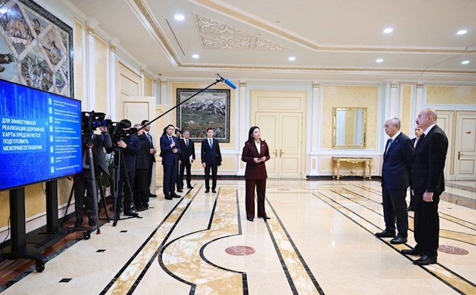 Astanada “Orta dəhlizin inkişafı” birgə layihəsi təqdim edilib — FOTOLAR Astanada “Orta dəhlizin inkişafı” birgə layihəsi təqdim edilib — FOTOLAR