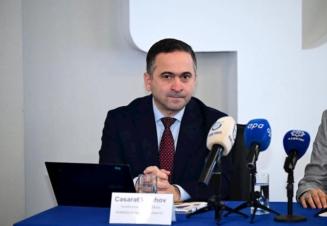 MYS-lər üzrə xüsusi təqaüd proqramı ilə bağlı müsabiqəyə həsr olunan mətbuat konfransı keçirilib — FOTOLAR