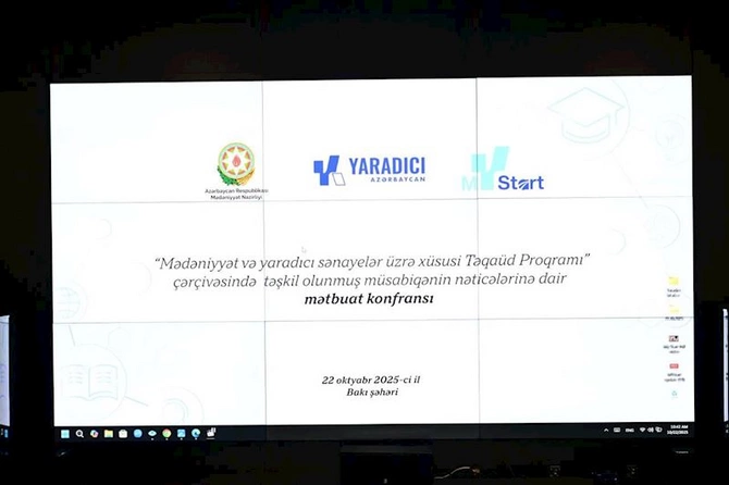 MYS-lər üzrə xüsusi təqaüd proqramı ilə bağlı müsabiqəyə həsr olunan mətbuat konfransı keçirilib — FOTOLAR