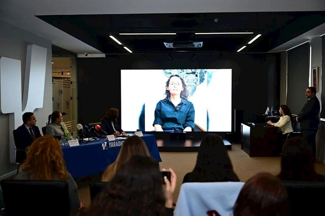 MYS-lər üzrə xüsusi təqaüd proqramı ilə bağlı müsabiqəyə həsr olunan mətbuat konfransı keçirilib — FOTOLAR