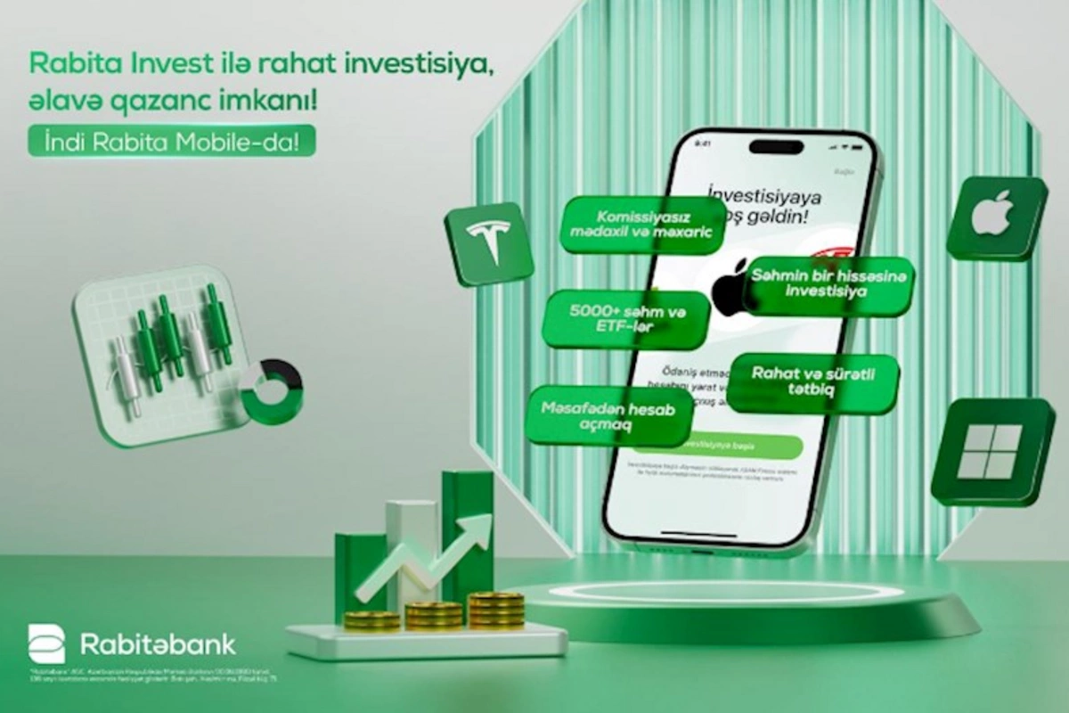 Yeni nəsil investisiya imkanı artıq Rabita Mobile-da!