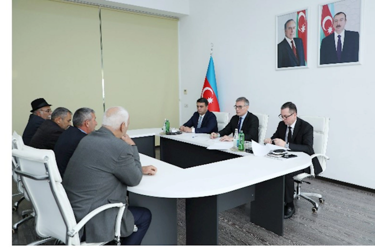 Azəriqaz İB-nin baş direktoru Sabirabad rayonunda vətəndaş qəbulu keçirib — FOTOLAR