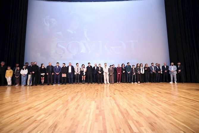 Azərbaycanın ilk qadın gəmi kapitanına həsr olunmuş “Şövkət” filmi təqdim edilib — FOTOLAR