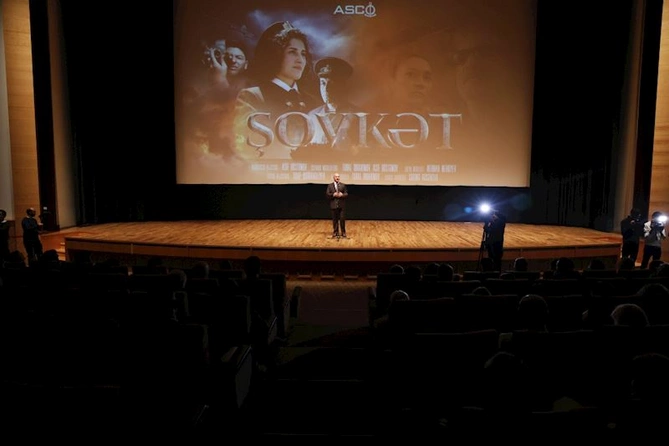 Azərbaycanın ilk qadın gəmi kapitanına həsr olunmuş “Şövkət” filmi təqdim edilib — FOTOLAR