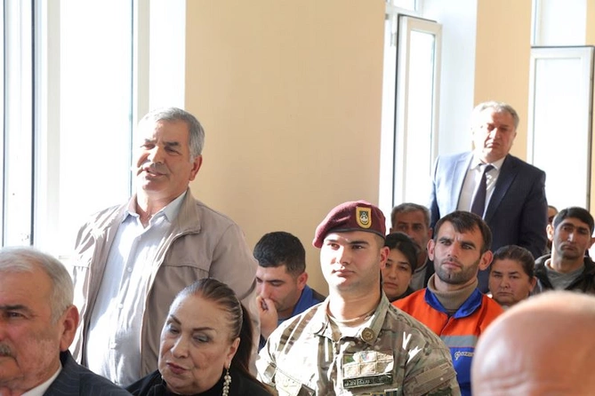 Hacıqabulun Qızılburun kəndində səyyar qəbul-görüş keçirildi — FOTOLAR