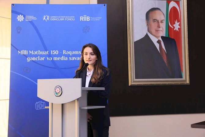 Azərbaycan milli mətbuatının 150 illik yubileyi ilə əlaqədar MEDİA və RİİB könüllüləri Zərdab şəhərinə səfər ediblər — FOTOLAR