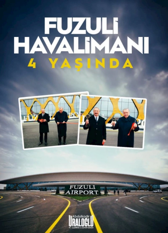 Türkiyəli nazirdən Füzuli Beynəlxalq Hava Limanı ilə bağlı PAYLAŞIM — FOTOLAR Türkiyəli nazirdən Füzuli Beynəlxalq Hava Limanı ilə bağlı PAYLAŞIM — FOTOLAR